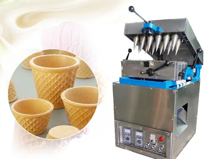 Commercial wafer tea cup making machine for sale