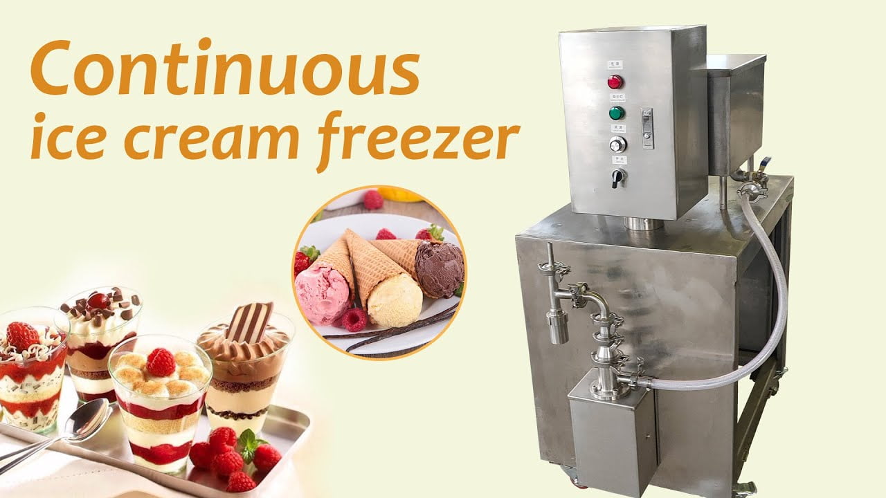 Continuous ice cream freezer industrial ice cream maker