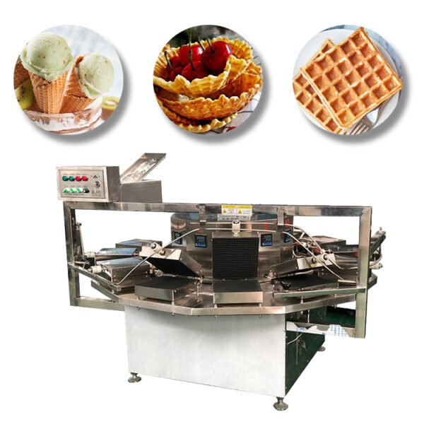 fabricante de casquinha de waffle de sorvete