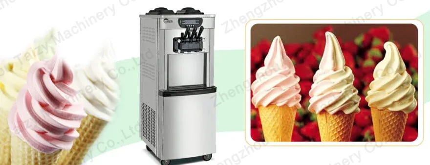 Máquina para hacer helados suaves