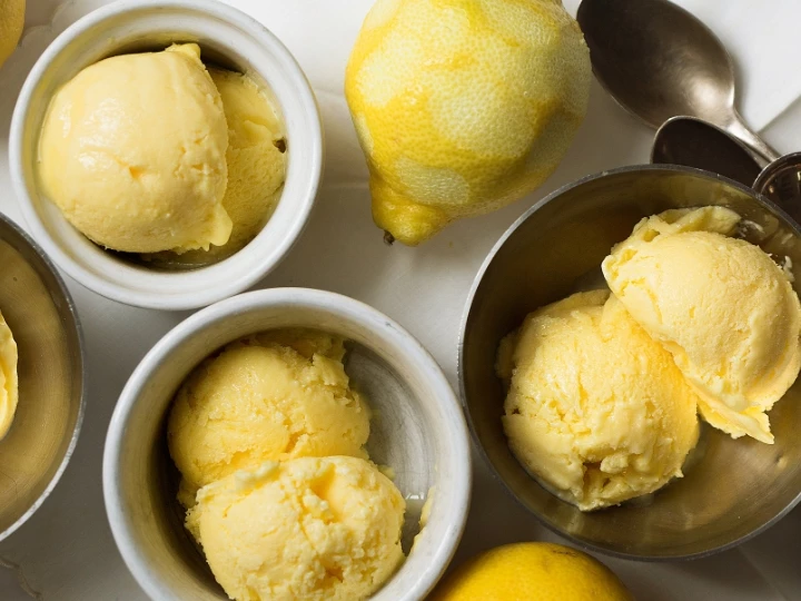 Glace au citron