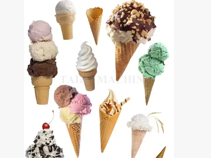 Versatile Ice Cream Cone Maker For Multiple Dessert Applications 2 Various applications of ice cream cone shells